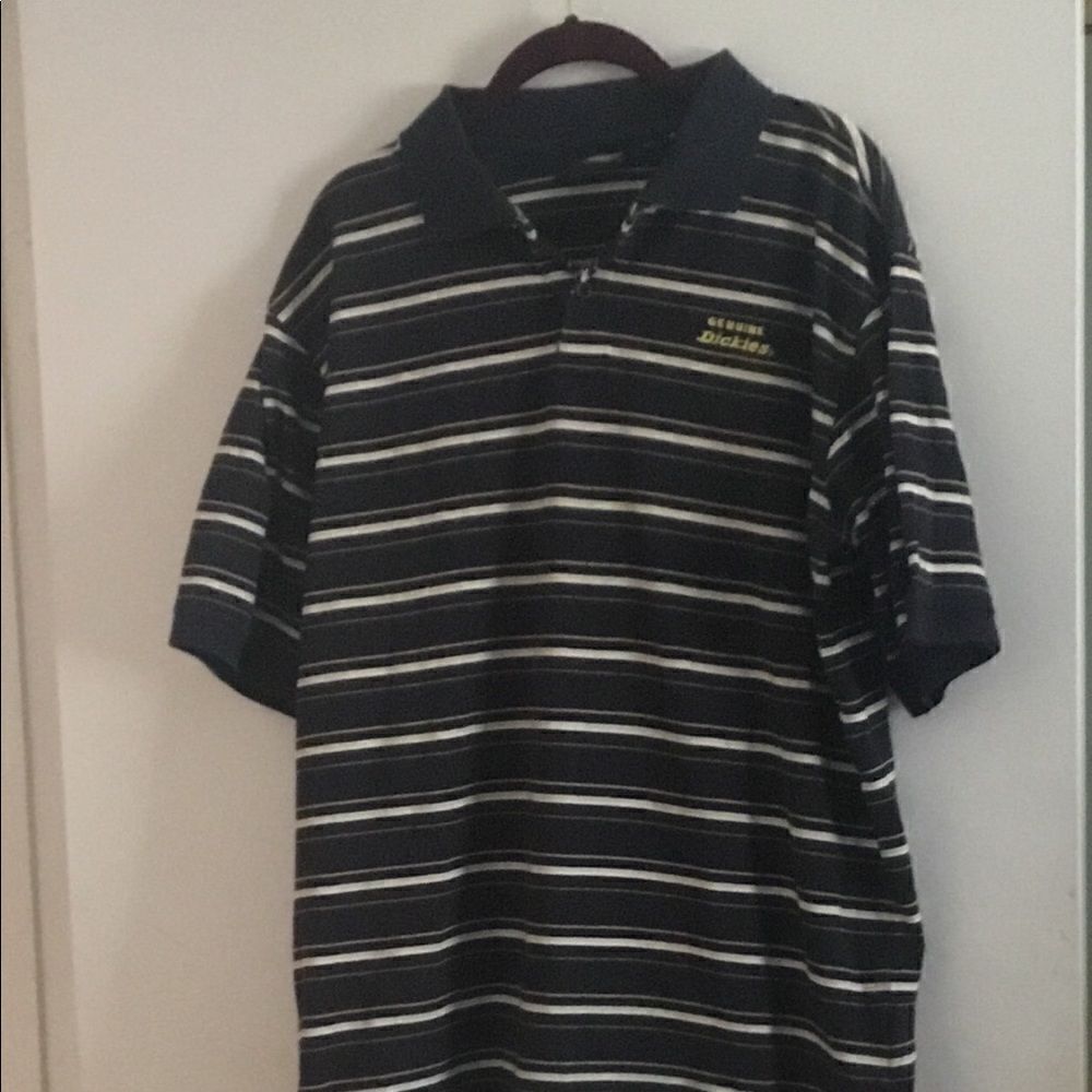 Mens Genuine Dickies Blue/Yellow Top Sz Large